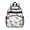 White Cartoon Dinosaurs Stars Pattern, variant on White Cartoon Dinosaurs Stars Pattern Cute School Backpack Bag for School with Padded Back and Adjustable Shoulder Straps 15.25"x11.5"x5.25"