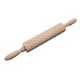 thumbnail image 4 of Rolling Pin Creative Wooden Reusable Non Stick Dough Roller Baking Roller, 4 of 7