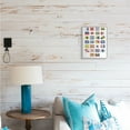 thumbnail image 2 of Stupell Industries Boating Flag Alphabet Geometric Nautical Chart Typography Painting Gray Framed Art Print Wall Art, 11 x 14, 2 of 7