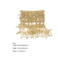 thumbnail image 2 of unbranded Handmade Golden Lace Trim for Decorative Dress Embroidery and Sewing Projects, 2 of 7