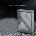 thumbnail image 3 of Case, Plastic Transparent Pocket Holder with  Sealing Portable Carrying Box for Full Pack 20, 3 of 8