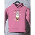 thumbnail image 3 of Soft Serve Strawberry Rabbit Hoodie Toddler -Image by Shutterstock,  4 Toddler, 3 of 4