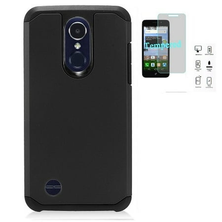 - AT&T Prepaid LG Phoenix 4 Case, LG Rebel 4 Case, Phone Case Straight Talk LG Rebel 4 Prepaid Smartphone, Hybrid Shockproof Slim Hard Cover Protective Case (Black)