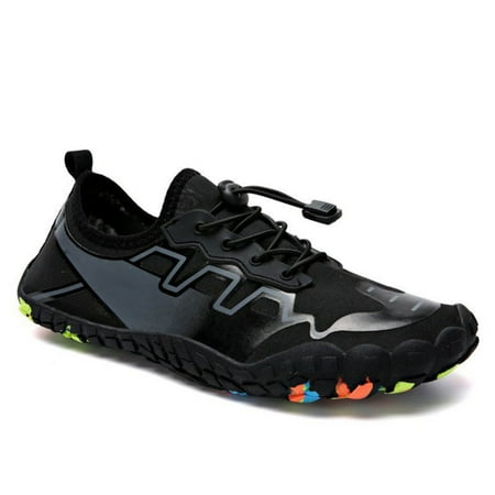 

Men Water Shoes Barefoot Swim Diving Surf Yoga Sports Quick Dry Pool Beach Shoes Black 47