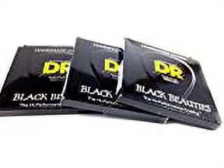 DR Guitar Strings Electric K3 Black Beauties High Performance 3 Packs 09-46