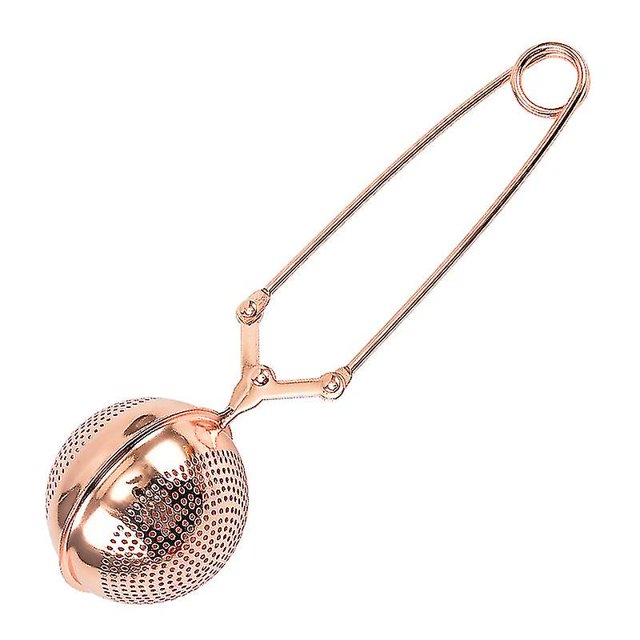 Colador de té de acero inoxidable YONGSHENG infusor portátil Ballrose Gold