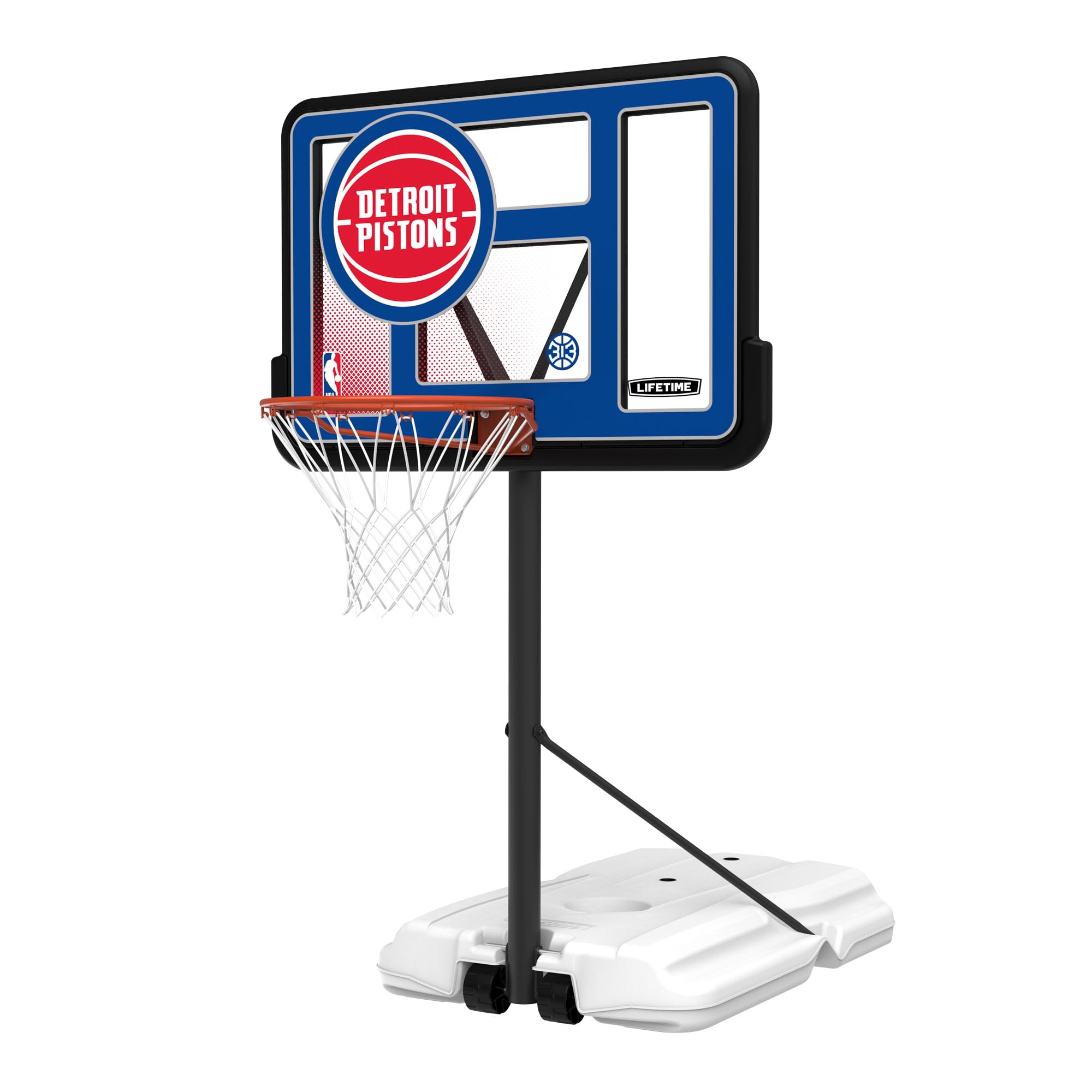 Lifetime NBA Detroit Pistons Poolside Basketball Hoop, Outdoor