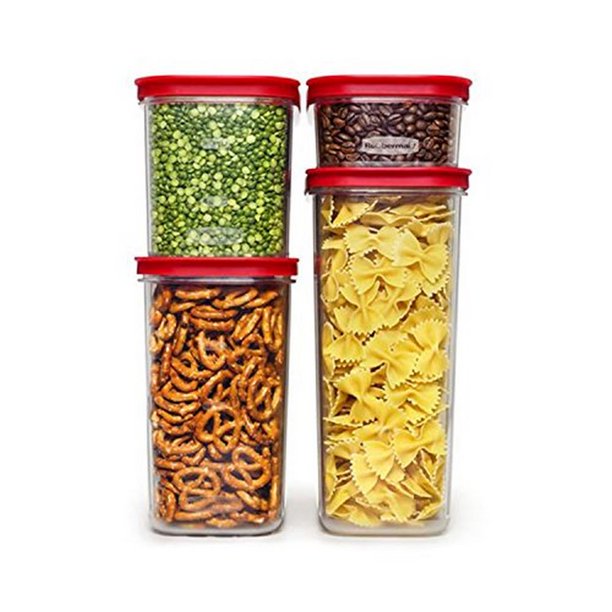 Rubbermaid Modular Canisters, Premium Food Storage Container, BPAfree