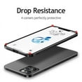 thumbnail image 4 of Cases For APPLE iPhone 16 15 14 13 12 11 Pro Max Plus Mini Shockproof Case Cover Hard Plastic Ultra Slim Frosted Covers Red For iPhone 13 Pro, 4 of 6
