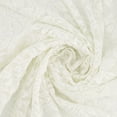 thumbnail image 2 of Zelouf Londyn Stretch Lace W/glitter  , Sewing, DIY, Crafts Fabric by the Yard, Tranquil Ivory, 5 Yard, 2 of 3