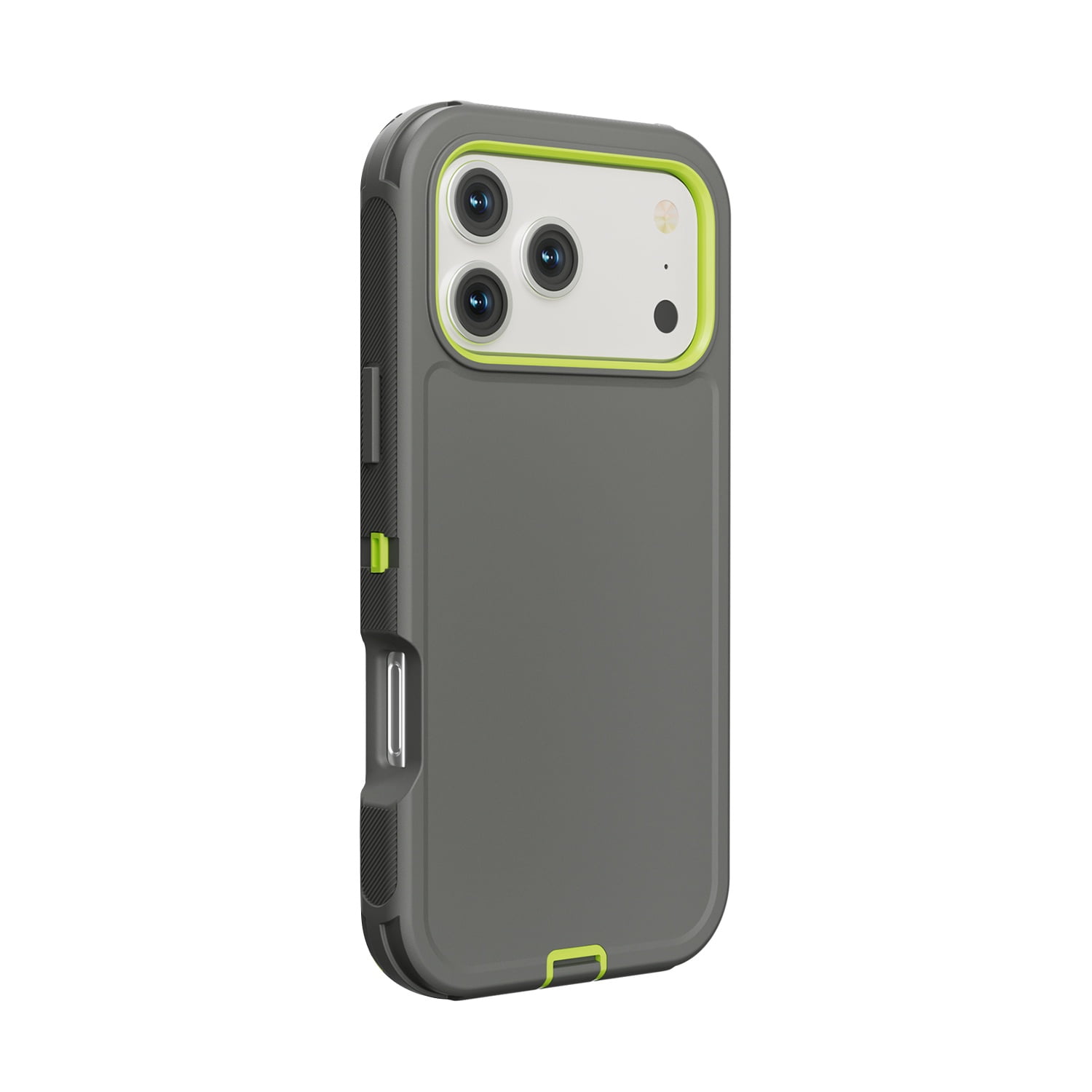 Duual Pro ToughGuard Case for iPhone 17 Pro - Dark Gray & Green