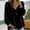 A105 Black, variant on Xdegoge Women's Long Sleeve V Neck Tops Velvet Blouses Lace Trim Peplum Babydoll Shirts Casual Fall Tunic Tops for Women