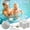 D, variant on Bathtub and Swimming Pool Oil Absorption Sponge High Efficiency Oil Absorption Sponge Hollow Flower Filter Sponge 4Pc,2/4/8/16Pc Oil-Absorbing Cotton