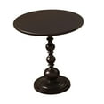 thumbnail image 2 of QSTDGVPW Round Side Table Outdoor Table Coffee Drink Table for Dorm Apartment Balcony black L, 2 of 7