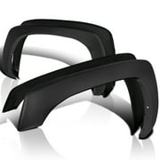 Spec-D Tuning 4PC Front + Rear Factory Style Wheel Fender Flares Compatible with 1999-2007 Chevy Silverado GMC Sierra 1500 2500 3500