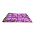 thumbnail image 2 of Ahgly Company Indoor Round Persian Purple Traditional Area Rugs, 5' Round, 2 of 4