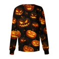 thumbnail image 3 of WTOBBY Halloween Themed Women's Dry Nurse Top Casual Long Sleeve Single Breasted Button Down Shirt - Ideal for Costume Parties and Professional Medical Workwear Attire,Dark Gray M, 3 of 4