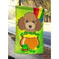 thumbnail image 2 of Carolines Treasures BB2000CHF Chocolat Brun Caniche St. Patricks Jour Toile Maison Drapeau, 2 of 4