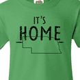 thumbnail image 4 of Inktastic It's Home State of Nebraska Outline Distressed Text Youth T-Shirt, 4 of 5