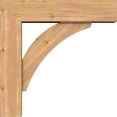 thumbnail image 3 of Ekena Millwork 7 1/2"W x 30"D x 30"H Thorton Block Smooth Bracket w/ Offset Brace, Western Red Cedar, 3 of 25