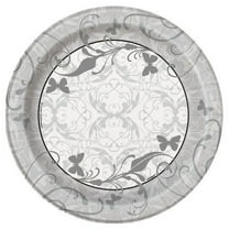 7" Victorian Wedding Paper Dessert Plates, 8ct