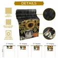 thumbnail image 5 of Thanksgiving Sunflower Table Runner, Autumn Thanksgiving Kitchen Dining Table Decoration for Home Party Decor 13x108 Inches, 5 of 9
