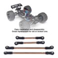 thumbnail image 1 of FLAMEEN RC Car Link Rod, 10pcs Wheelbase Link Rod, For 324mm TRX4 Wheelbase Romote Control Vehicles Romote Control Car RC Crawler Car, 1 of 8