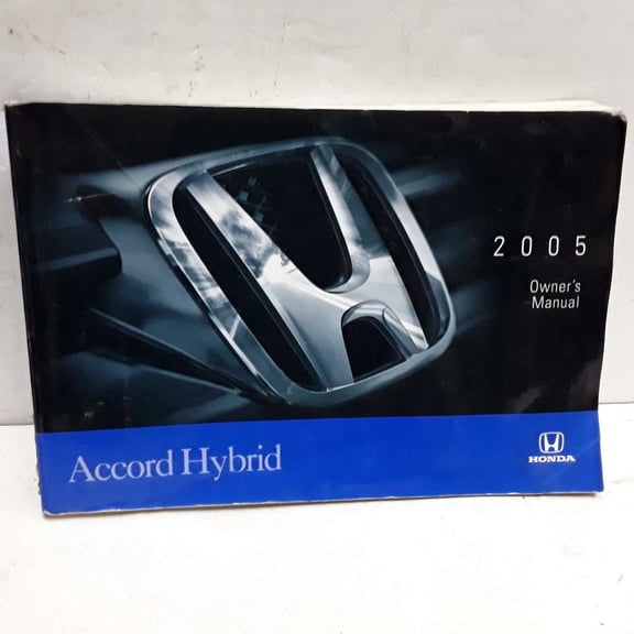 Pre-Owned 2005 Honda Accord Hybrid Owners Manual