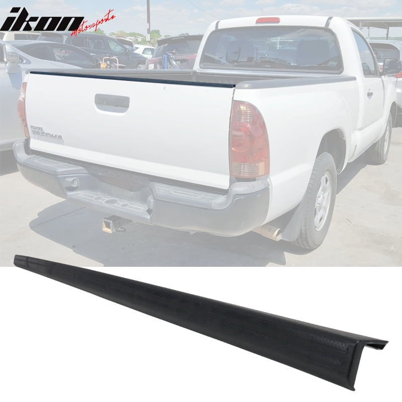 Compatible With 05 15 Toyota Tacoma Pickup Black Tailgate Cover Moulding Cap Protector 2005 2006 