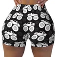thumbnail image 2 of Picia Cool Car Printed Workout Shorts for Women Seamless Scrunch Butt Lifting High Waisted Yoga Gym Booty Running Moisture-wicking Short Pants-, 2 of 9