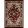thumbnail image 3 of SAFAVIEH Lyndhurst Miranda Traditional Bordered Area Rug, Red/Black, 9' x 12', 3 of 7