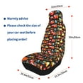 thumbnail image 4 of Sikiie Construction Truck Car Seat Protector 2 Pack Car Seat Cushion Mat, Car Seat Covers for SUV, Truck, Van, 4 of 7