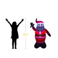 thumbnail image 4 of Papá Noel inflable navideño AJY de 1,2 m con luces y accesorios, 4 of 7
