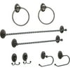Bradley 8-Piece Bath Hardware Set, Oil Rubbed Bronze