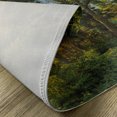 thumbnail image 5 of Ambesonne Nature Place Mats Set of 4, National Park Trees Path, Standard Size, Blue Green, 5 of 6