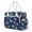 Blue Butterfly Print, variant on Pzuqiu Large Insulated Lunch Bag for Women Duck Camo Print Quilted Large Capacity Lunch Tote with Adjustable Strap Portable Reusable Work Lunches Storage for Office Daily Use