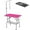 Pink, variant on PawHut Dog Grooming Table with 8-39 Inch Height Adjustable Grooming Arm