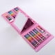 thumbnail image 2 of 208Pcs Kids Drawing Kit Multi-Purpose Colored Pencils Assorted Bright Colors Cartoon Pattern Pink, 2 of 3