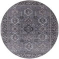 thumbnail image 1 of Ahgly Company Indoor Round Mid-Century Modern Gray Oriental Area Rugs, 6' Round, 1 of 6