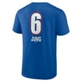 thumbnail image 3 of Men's Josh Jung Royal Texas Rangers Fastball Player Name & Number T-Shirt, 3 of 3
