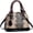 Khaki, variant on Women’s Vegan Leather Crocodile-Embossed Pattern With Top Handle Tote Handbags