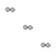 thumbnail image 1 of Jumpingount Pendientes redondos Gotas para los oídos brillantes de moda Galvanoplastia fina Clasicos para los oídos Magnífico regalo Boda Blanco Type1 NO1, 1 of 6