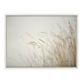 thumbnail image 3 of Kate and Laurel Sylvie Marsh Grass No 1 Framed Canvas Wall Art by Crystal Lynn Collins, 18x24 White, Rustic Grassy Natural Landscape Art for Wall, 3 of 7
