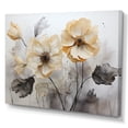 thumbnail image 2 of Designart "Minimalist Morning Glory Beauty" Morning Glory Wall Art Living Room, 2 of 7