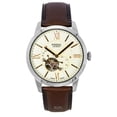 thumbnail image 1 of Fossil Townsman Leather Strap Open Heart Cream Dial Automatic ME3266 Men's Watch, 1 of 3