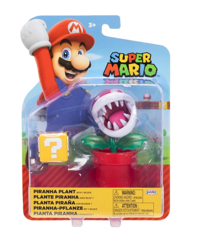 Nintendo Super Mario Ice Luigi Action Figure, 4 Inch Articulated