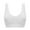White, variant on Plus Size Bras For Women Seamless Bra With Pads Push Up Bralette Vest Wireless 4XL 5XL 6XL