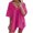 Hot Pink, variant on AKAFMK Lounge Sets for Women,Womens 2 Piece Outfits Lounge Matching Sets Two Piece Oversized T-Shirt Tops Biker Shorts Workout Sports Tracksuit Trendy Clothes Summer
