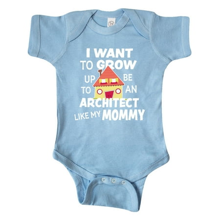 

Inktastic I Want To Grow up To Be An Architect Like My Mommy Gift Baby Boy or Baby Girl Bodysuit