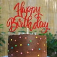thumbnail image 3 of Letras doradas con purpurina dorada de felicitación de cumpleaños de Notbadsys para decoración de ta, 3 of 7
